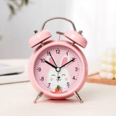 蕉迟【铃声超大】闹钟学生简约宿舍床头夜光静音创意个性卡通小闹钟表